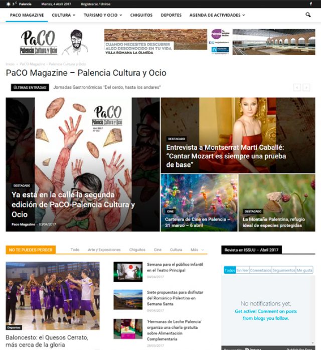 Paco Magazine - Palencia Cultura y Ocio