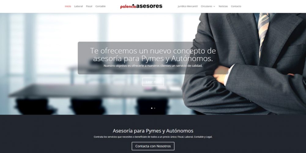 Presentamos la Web de Palencia Asesores