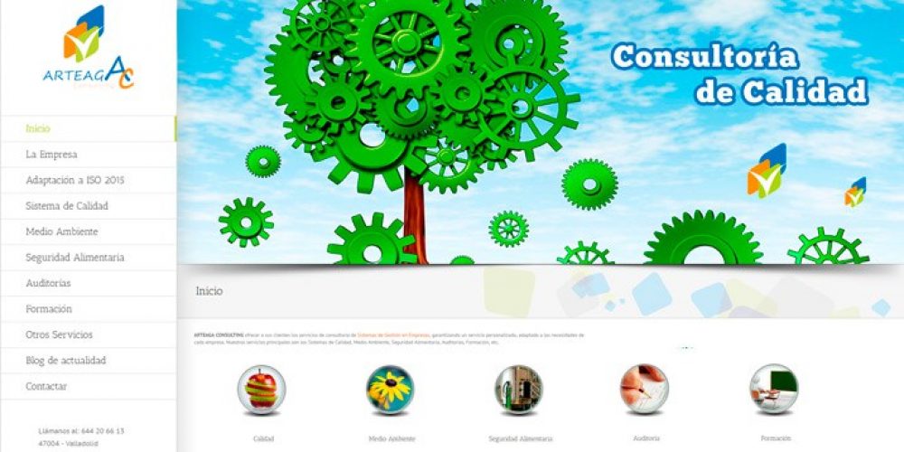 Presentamos la Web de Arteaga Consulting